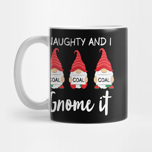 Naughty And I Gnome It Christmas Gnomes Funny Pajama by saugiohoc994